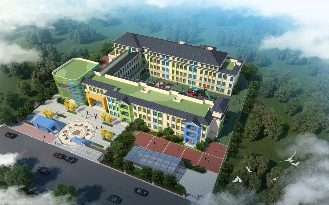 浙江省杭州市2018建设的幼儿园,杭州新建现代幼儿园效果图