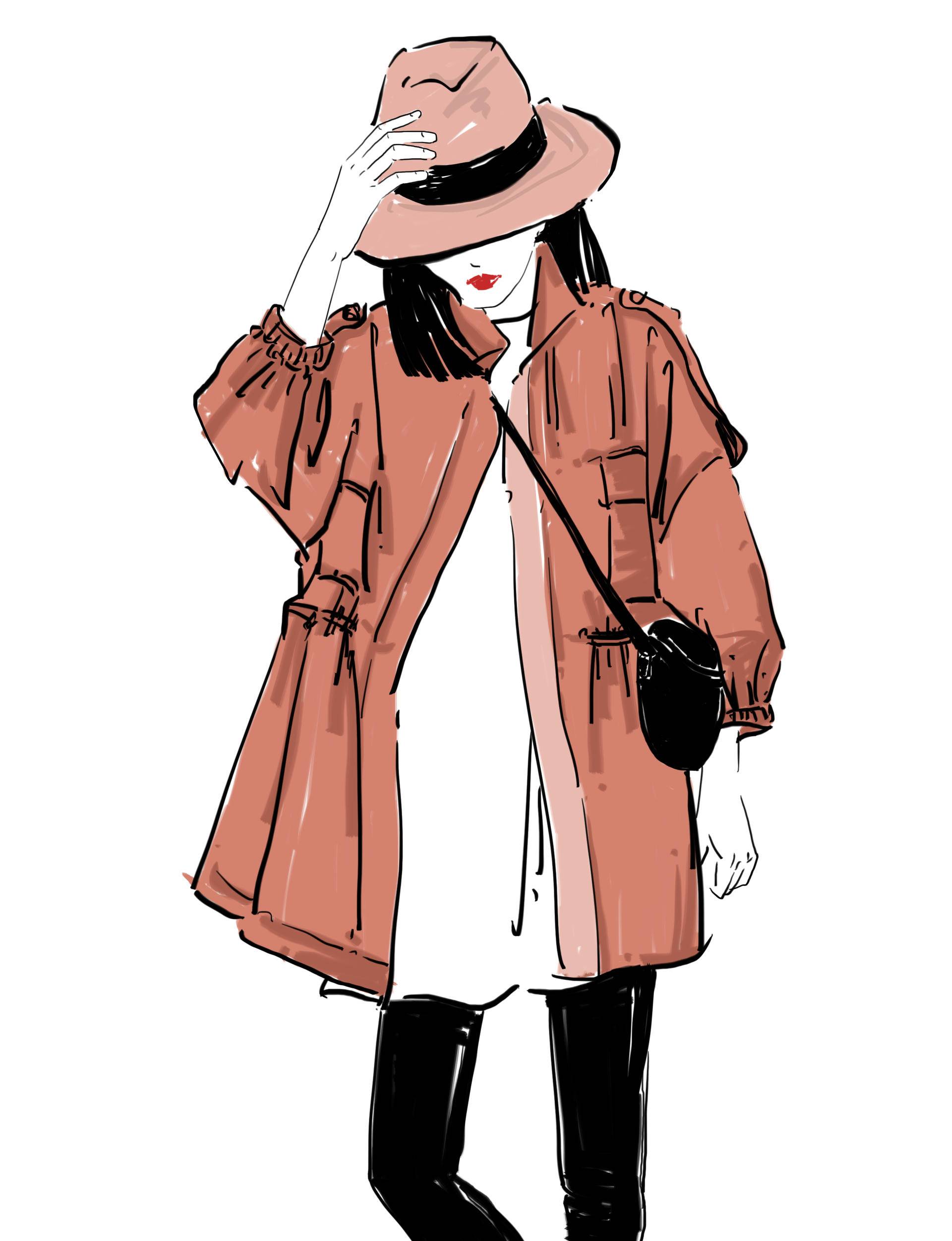 你看看现在的时尚icon,谁秋冬还在穿驼色?千娇百媚的粉才是首选