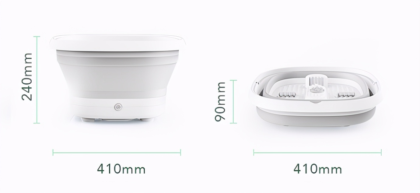 可折叠自动按摩足浴盆,折叠足浴按摩泡脚盆