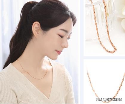 百搭适合夏天戴的项链韩版,超适合夏天戴一款项链