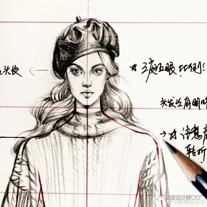 教你画衣服设计图,设计衣服手绘画简单教程整套