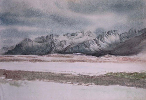 宁波著名水彩画家孙宁,孙宁水彩100幅欣赏