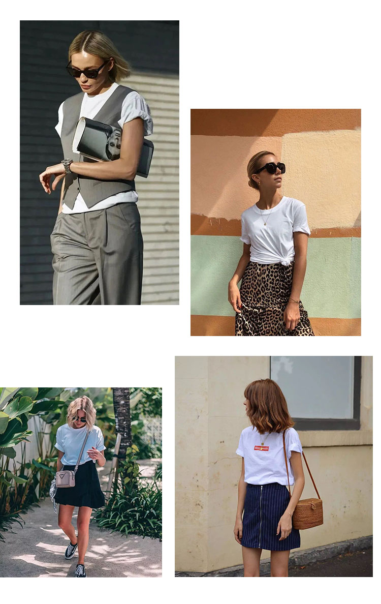 女t恤怎么穿才好看,女生一定要知道的t恤搭配技巧