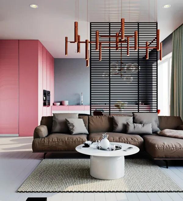 60平米沙发款式,60平小户型法式沙发墙