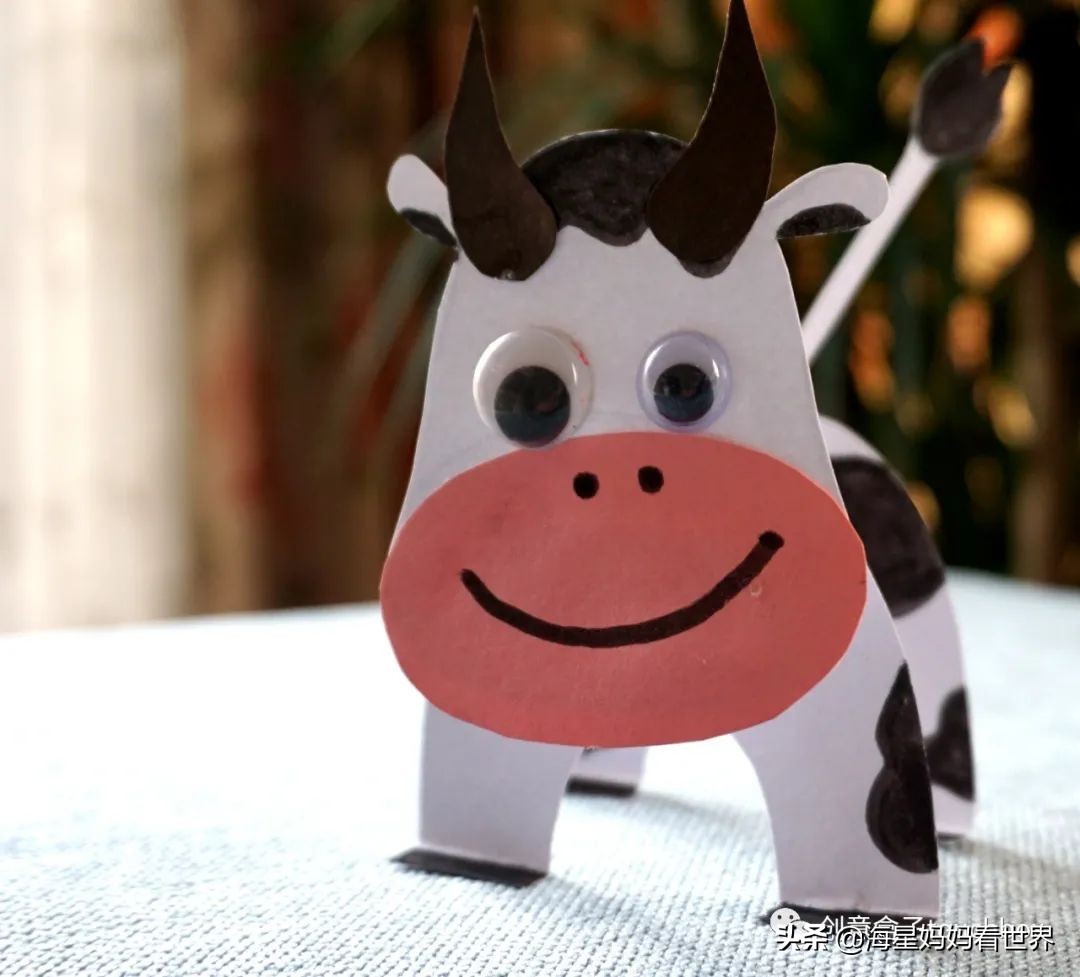 春节到，超可爱的牛卡片、牛灯笼、纸筒牛开心玩起来
