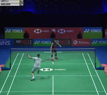 GIF羽毛球技术赏析：李梓嘉，“远网决胜”时代的灯塔