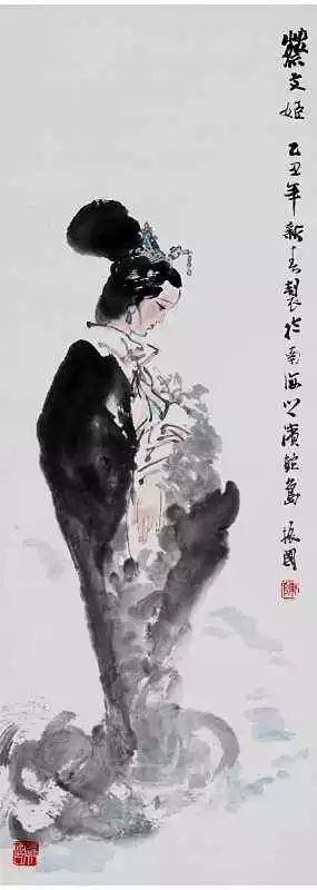 国画人物画作品教学,国画人物画画法技巧