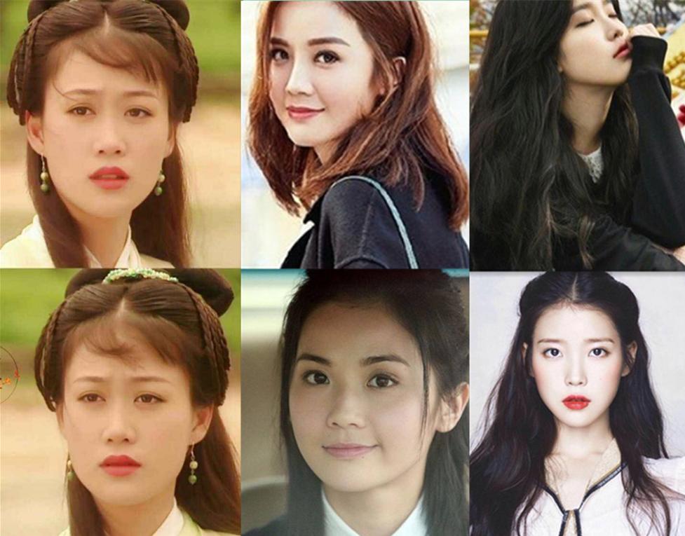 塌鼻子圆脸修容教程,大方脸塌鼻子修容教程