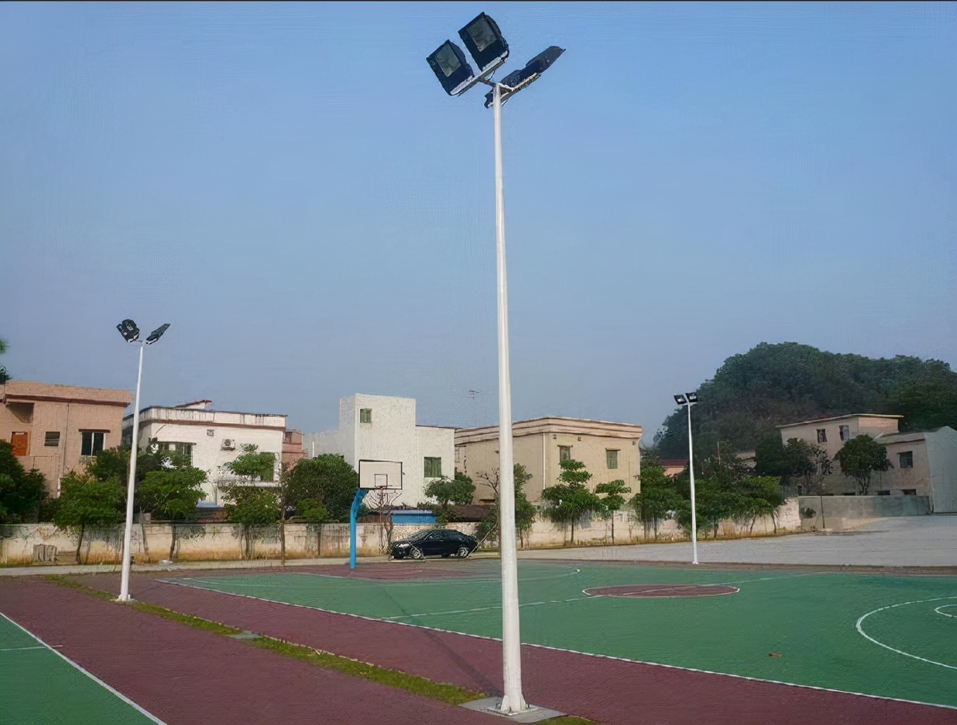 球场灯位置,球场灯效果图大全