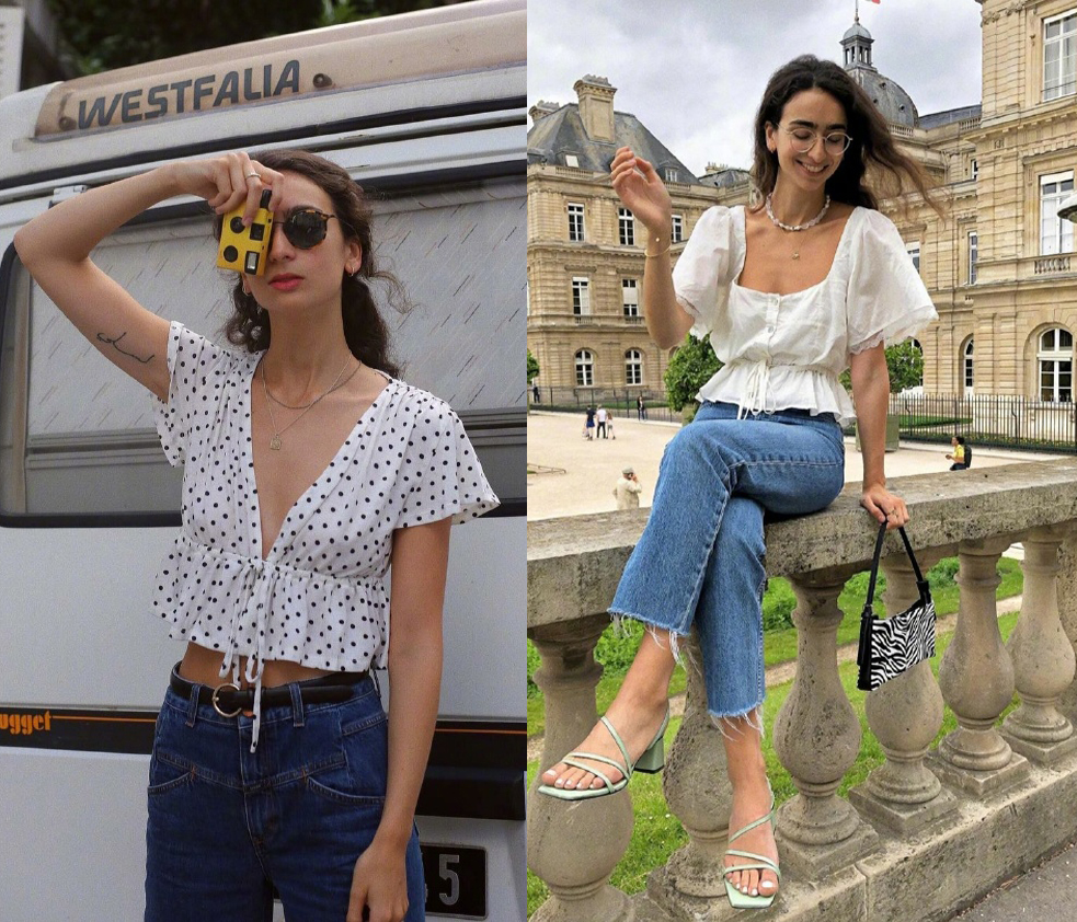 法式风格的时尚博主,法国博主mariellehaon法式日常