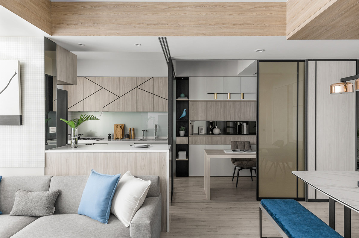 令人愉悦的家居配色,低调舒适质感家居环境