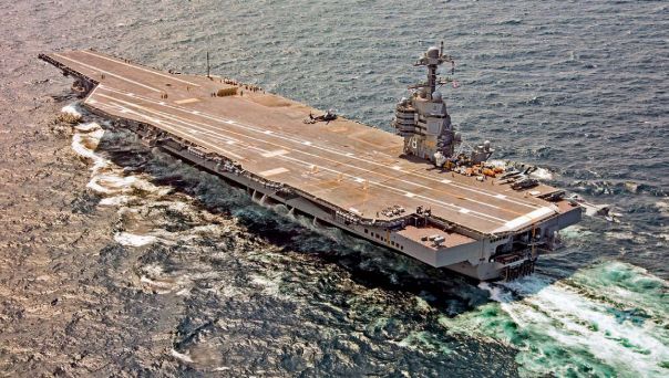 美国最新航母福特号何时服役,美国福特号航母服役了吗