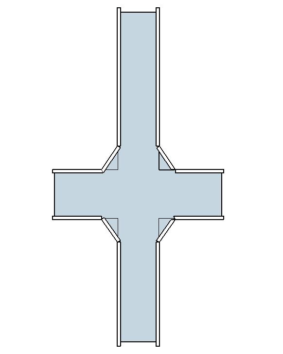 桥架各种弯头制作合集,150x100桥架90度弯头和45度弯头做法