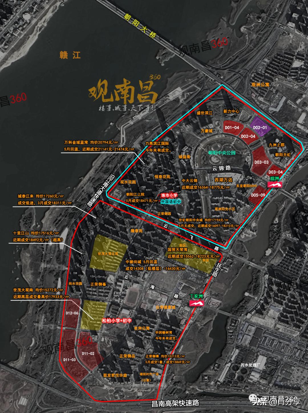 朝阳区各小区房价一览表,朝阳学区房对应楼盘