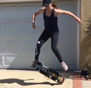 滑板kickflip教学,滑板尖翻之前可以做的动作