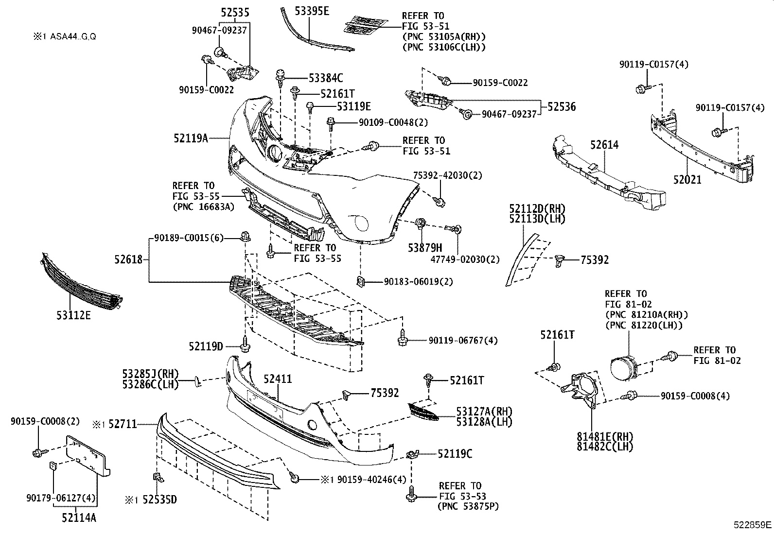 rav4荣放前保险杠是哪个位置,丰田荣放rav4珍珠白2013年前保险杠