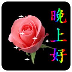 用蝉的鸣叫陪你对着星空遥望,用一声问候催你早入梦乡,晚安!