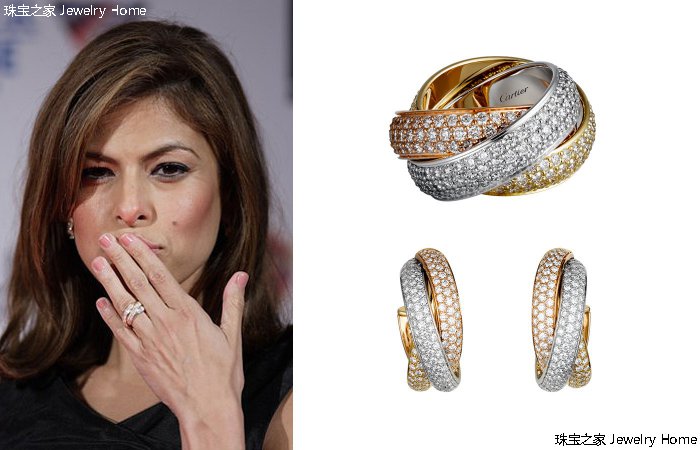 卡地亚trinity复古,卡地亚钻戒trinityruban1克拉