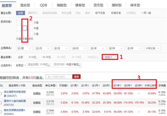中小盘基金,中小盘股票基金