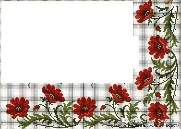 十字绣绣花图纸,十字绣刺绣花图