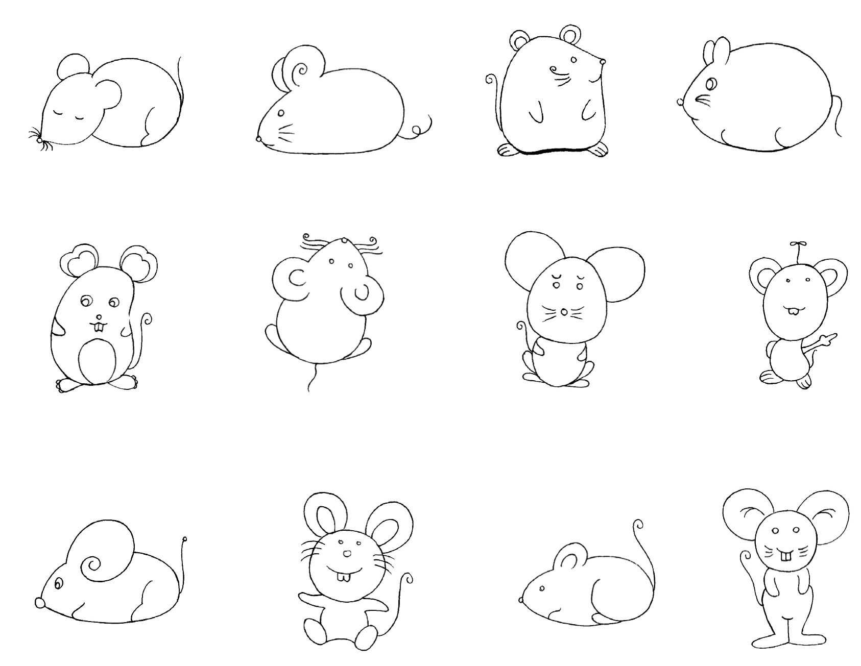 送给父亲的礼物简笔画大全,简笔画入门画画素材100个