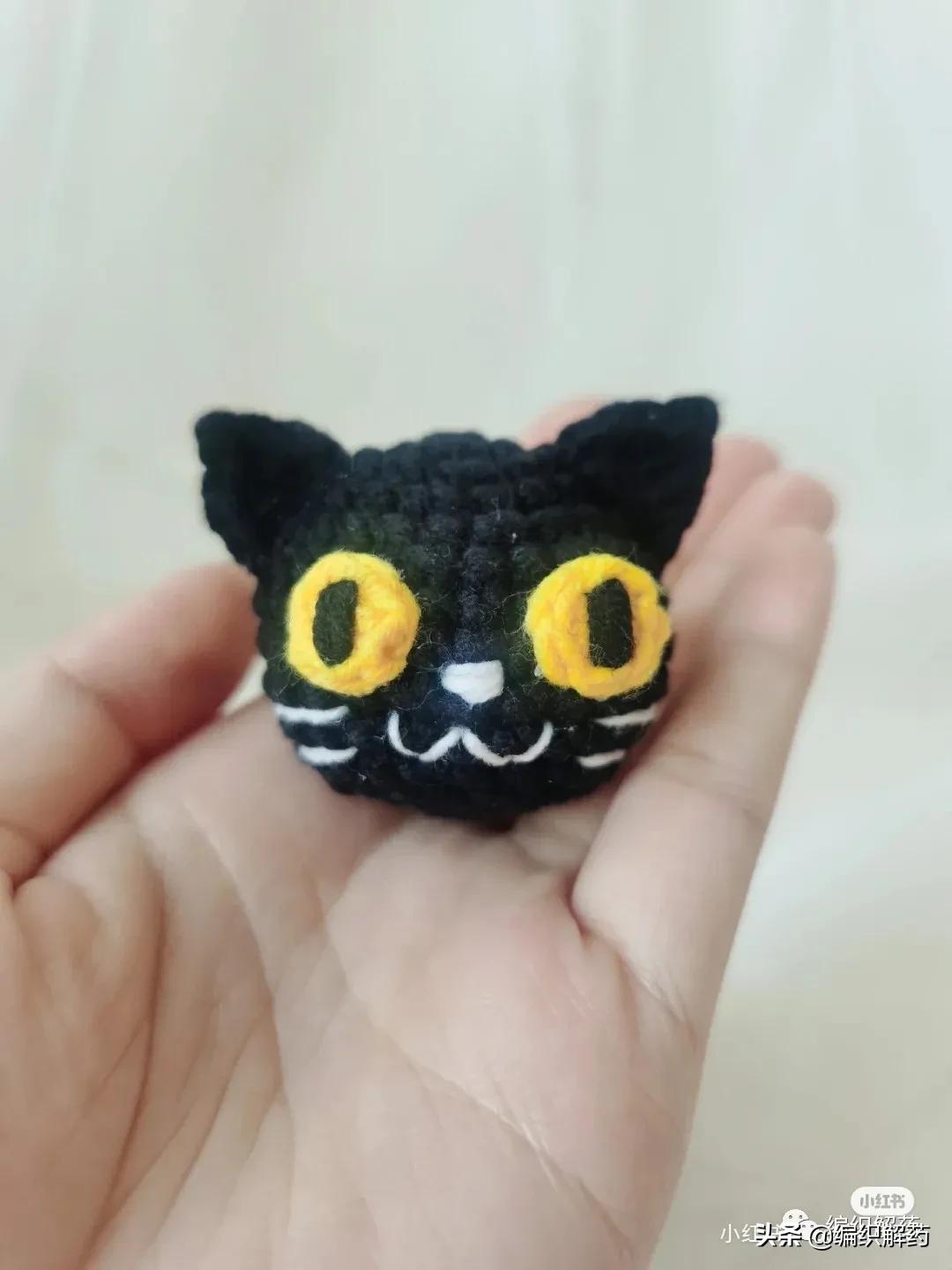 万圣节玩偶挂件钩针教程,钩针玩偶圣诞精灵图解