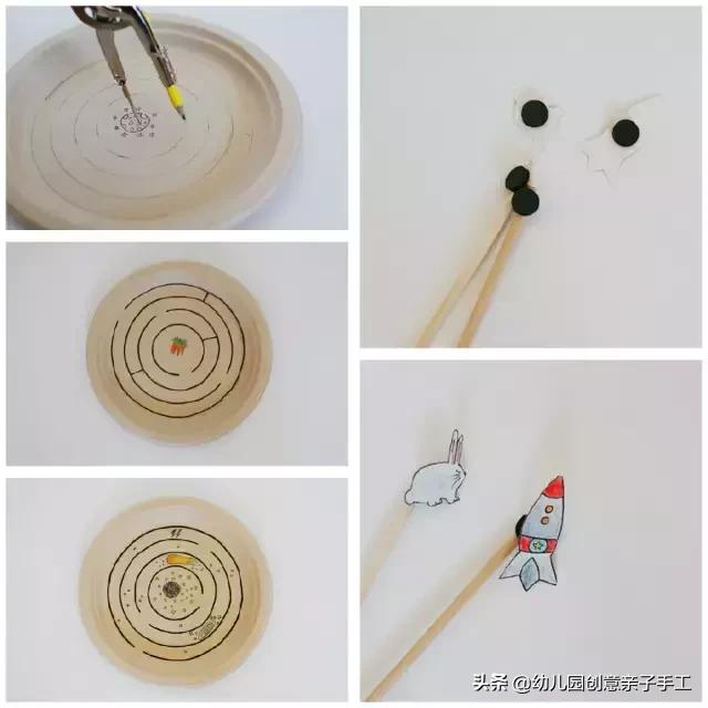 二十四节气纸盘手工制作春分,一次性纸盘手工制作大全视频