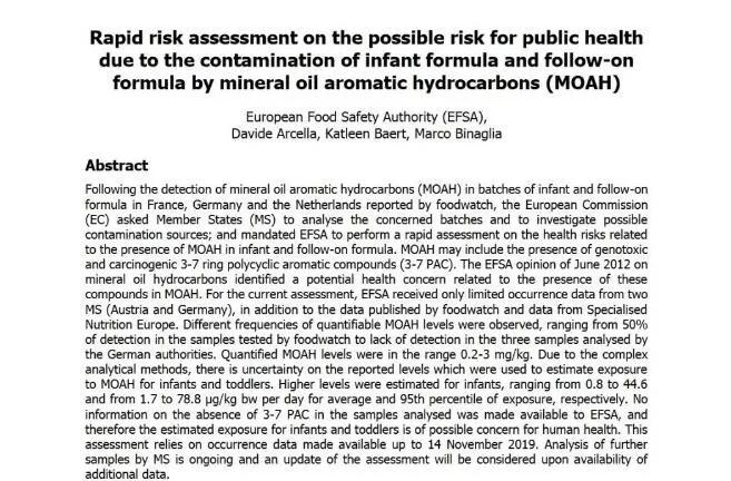 含芳香烃矿物油的奶粉,德国奶粉查出矿物油