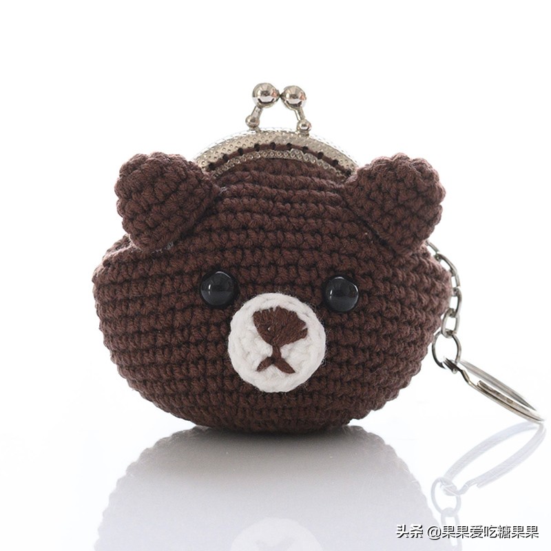 让人爱不释手的手工编织零钱包，迷你卡通造型口金包，附图解教程