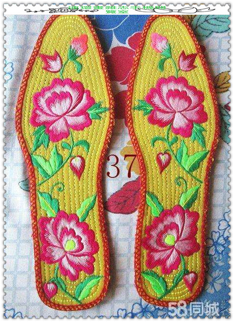 绣花鞋垫欣赏,绣花鞋垫大全完整版