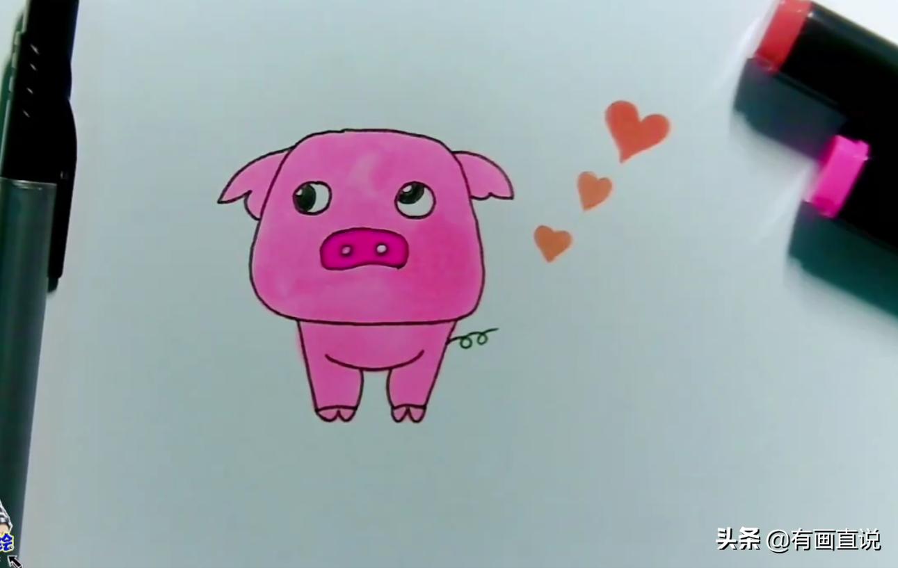 儿童画画教程3-6岁简笔画小公主,7-10岁儿童画画hellokitty简笔画