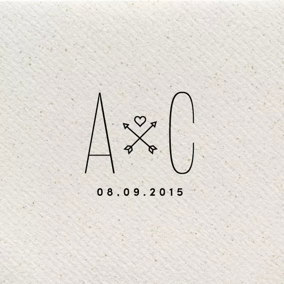 怎样用两人的名字做婚礼logo？这波超全logo模板送给你