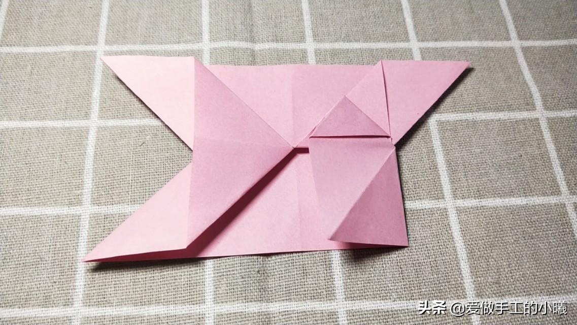 六一儿童节闺蜜手工折纸蝴蝶结,蝴蝶结折纸教程少女心魔法棒