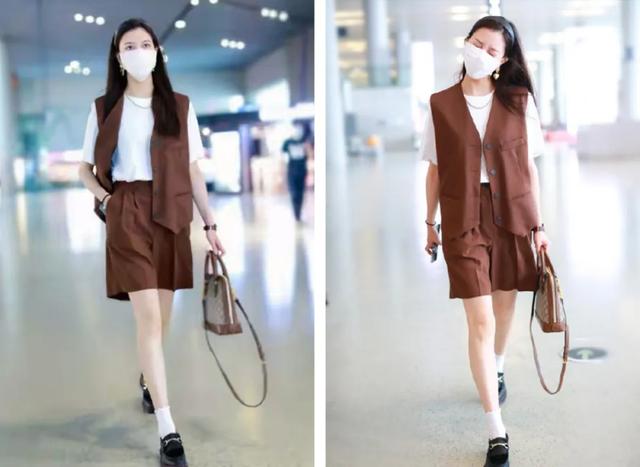 梨形身材高腰中腿裤,爸爸裤子直筒小个子