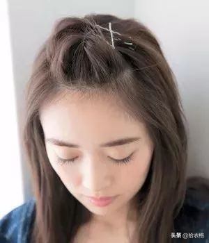 中长发发型刘海扎法,侧编短刘海的扎法100种