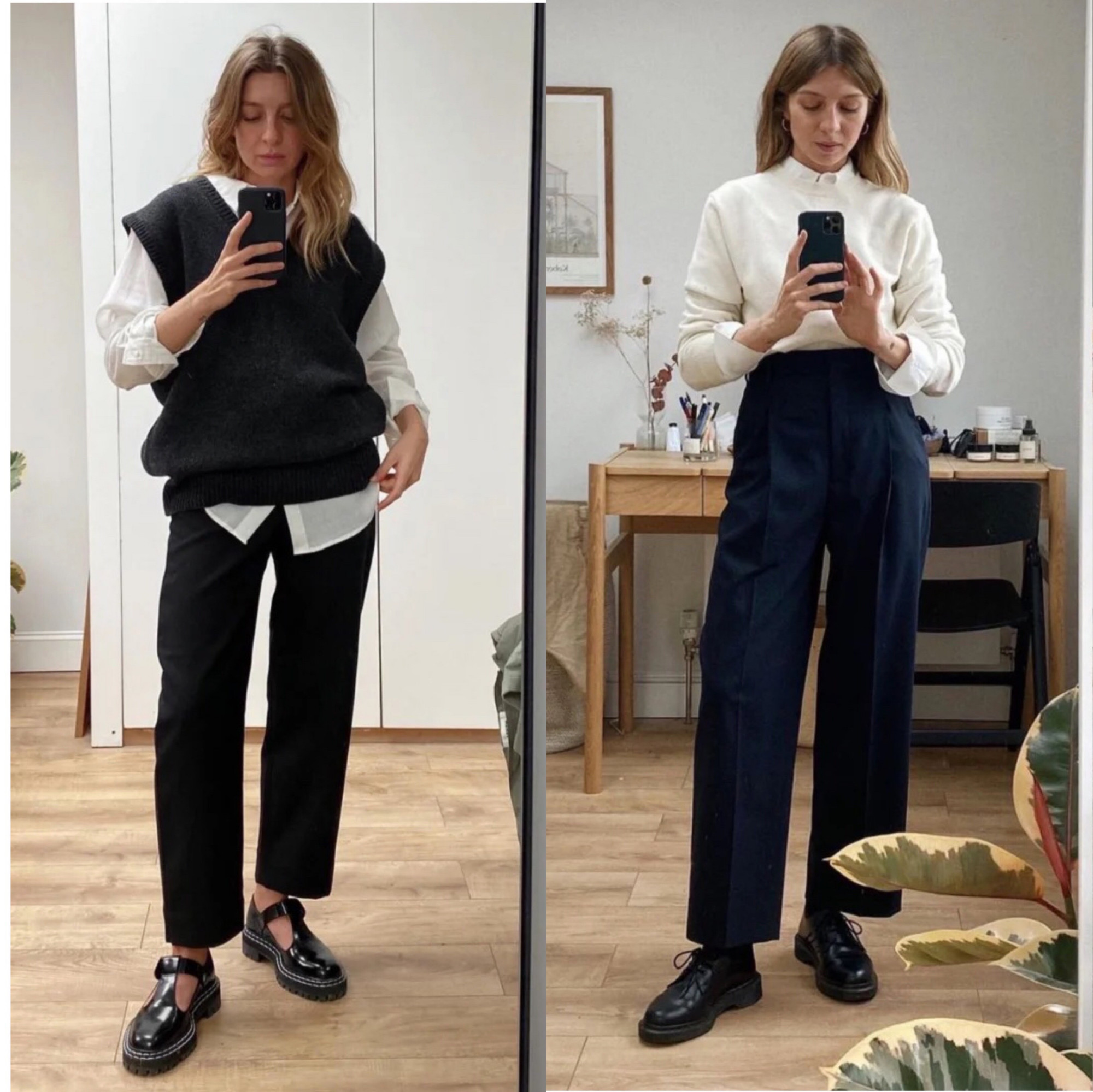 一周七天极简风通勤穿搭,小个子日系博主穿搭风格借鉴