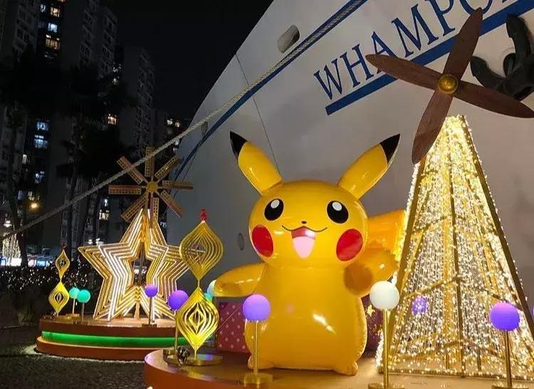 香港海滨长廊圣诞节,香港圣诞打卡地唯美视频