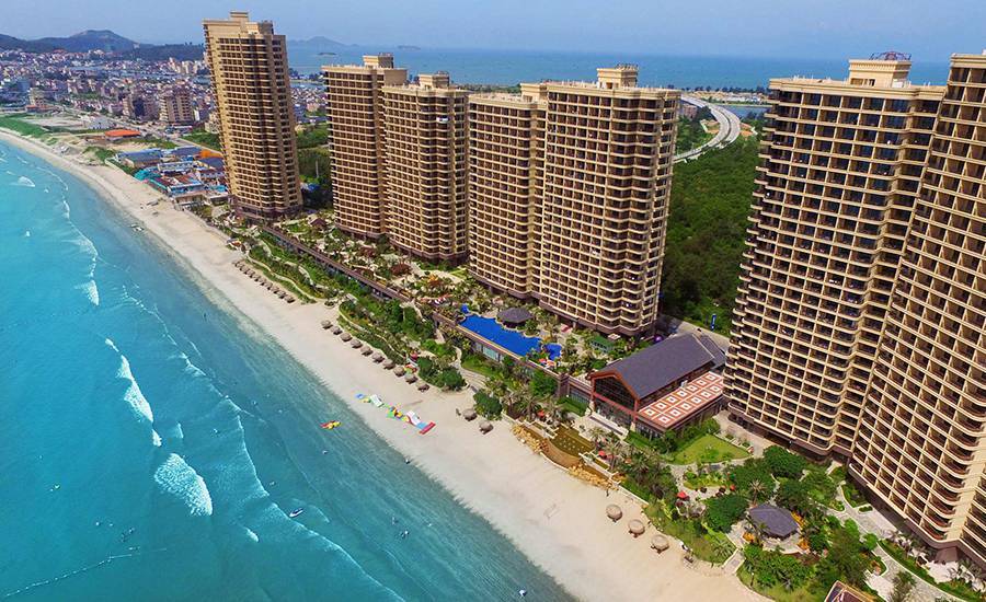 双月湾虹海湾180度海景房21栋,惠州海景房度假推荐