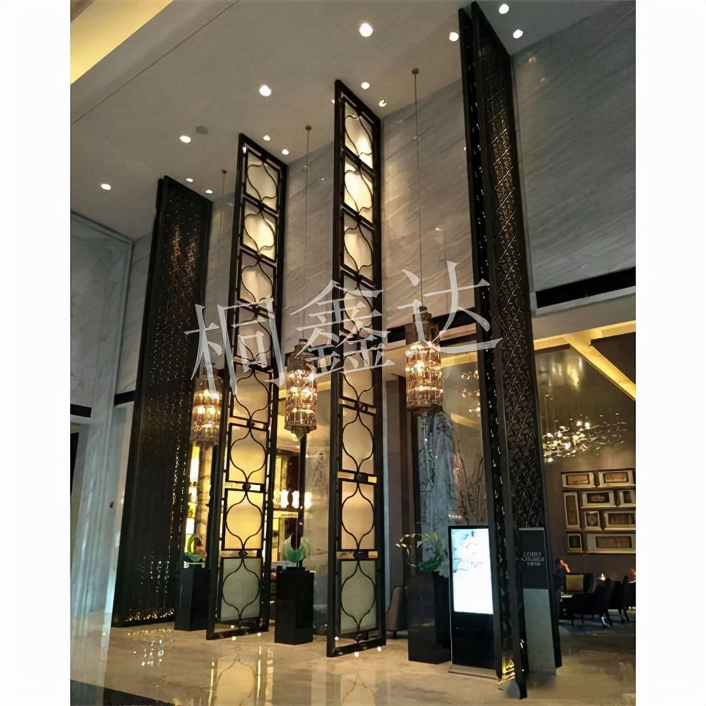 入户不锈钢屏风隔断效果图,云南不锈钢屏风隔断供应