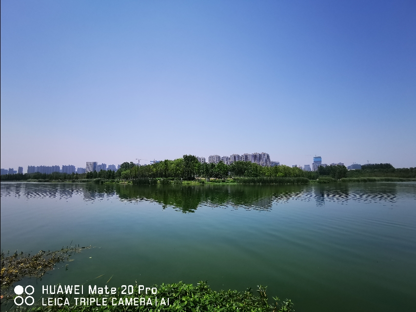 大美滨湖全景图,合肥滨湖塘西河公园美景