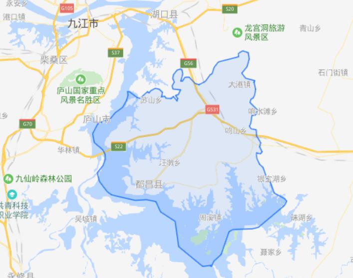 江西人口过百万的县,江西市有多少万人口