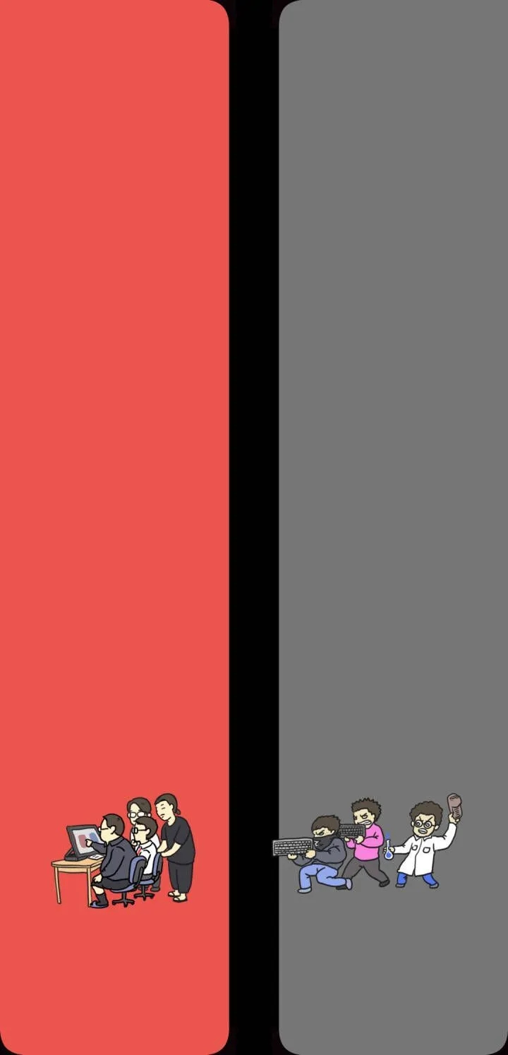 p40pro双挖孔遮挡锁屏壁纸,完美隐藏手机中置挖孔屏壁纸