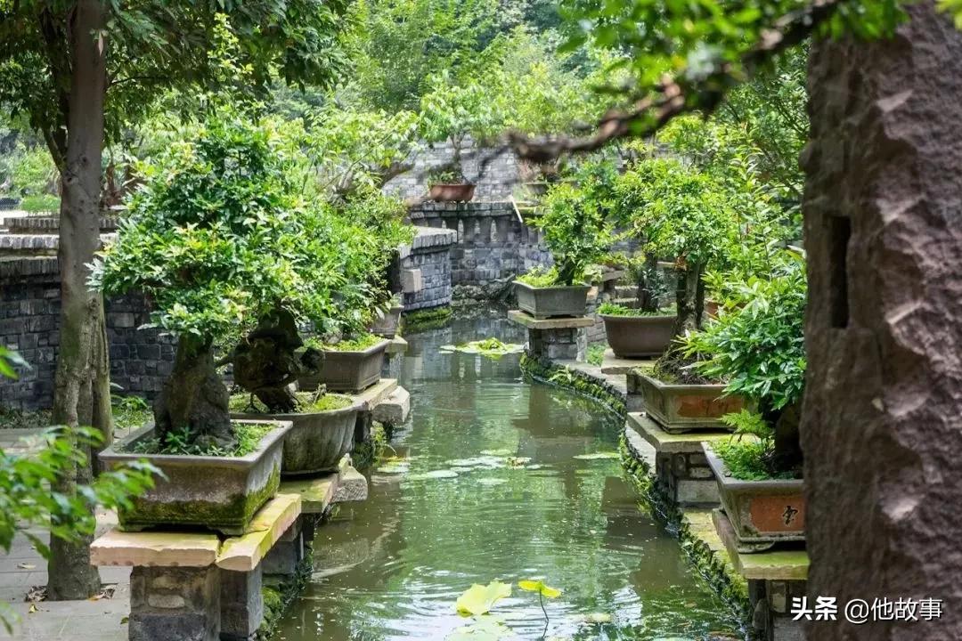 人间仙境般的世外桃源庭院,原始森林自建世外桃源