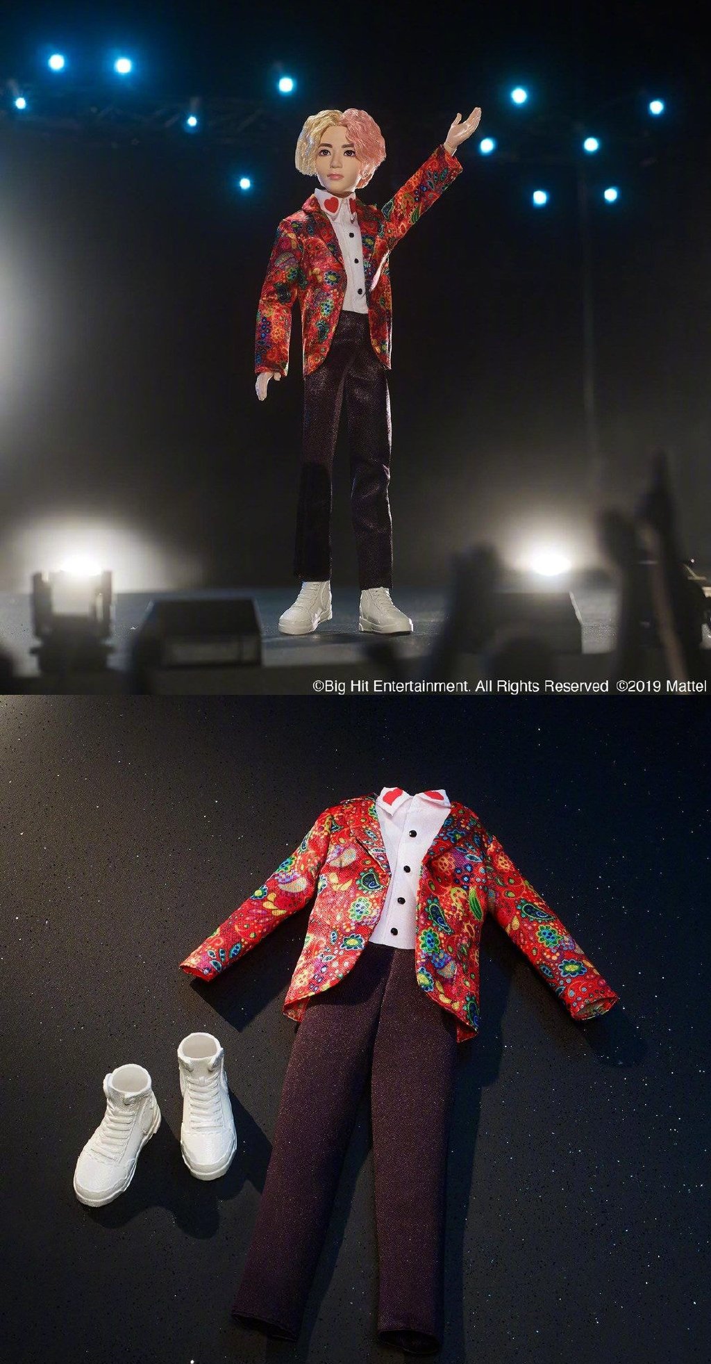 防弹少年团制作卡通玩偶,防弹少年团成员合作