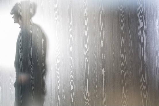 雾化玻璃隔断效果图,卫生间半边玻璃隔断