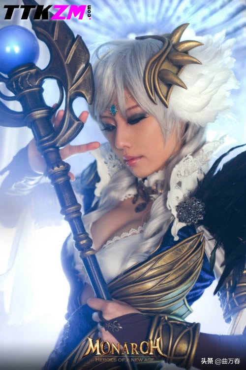 恶魔战士女王蜂cosplay,赛博朋克面罩女cosplay
