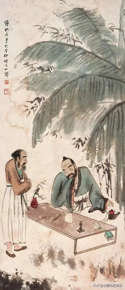 傅抱石大师作品图片,中国画坛巨擘