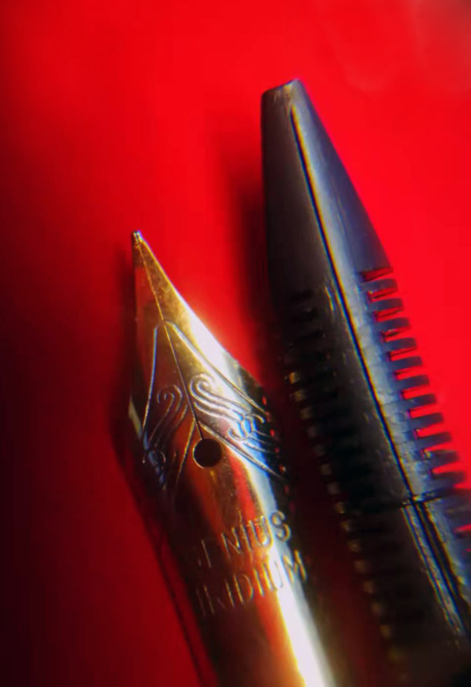 钢笔正确的吸墨方法,钢笔毛细结构图解