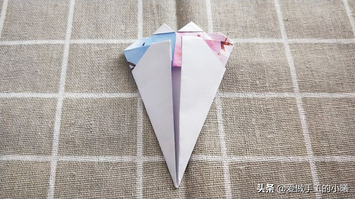 古风雨伞折纸小花伞,折纸小花伞的制作过程怎么写