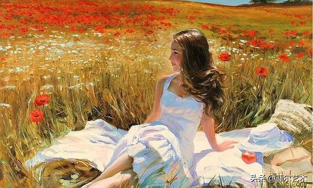 美人如花——一组温婉知性的俄罗斯女性人体油画欣赏